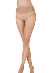 Pretty Polly Natural Open Toe Tights 2 Pack - Image 3 of 9