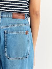 Weekend MaxMara Blue Vega Mid Wash Wide Leg Jeans - Image 6 of 6