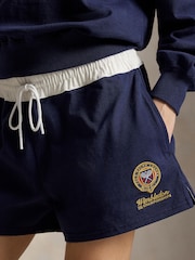 Polo Ralph Lauren Blue Knit Shorts - Image 3 of 3