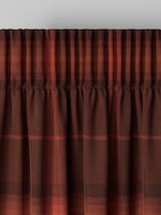 Orange Check Made to Measure Curtains - Image 4 of 9