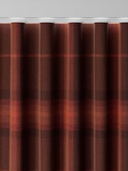 Orange Check Made to Measure Curtains - Image 6 of 9