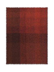 Orange Check Made to Measure Curtains - Image 7 of 9