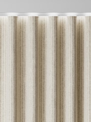 Natural Brushed Stripe Made to Measure Curtains - Image 6 of 9