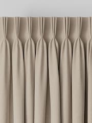 Natural Embossed Made to Measure Curtains - Image 3 of 9