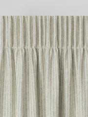 Natural Brushed Stripe Made to Measure Curtains - Image 4 of 9