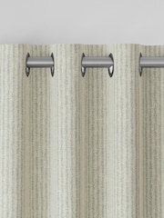 Natural Brushed Stripe Made to Measure Curtains - Image 5 of 9