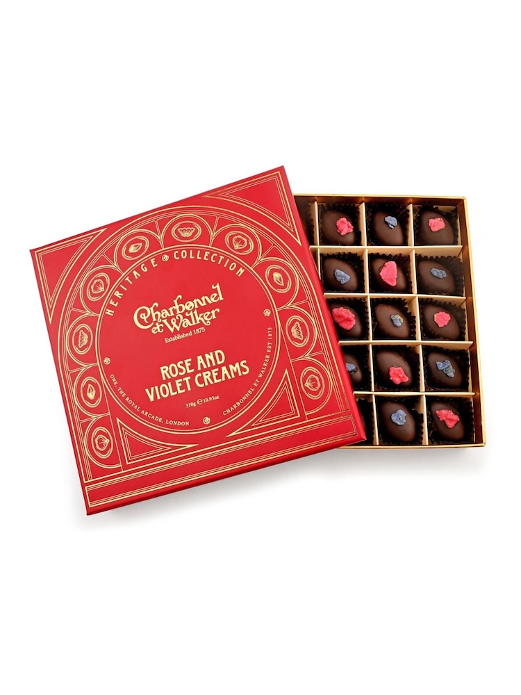 Charbonnel et Walker Rose and Violet Creams 310g - Image 1 of 1