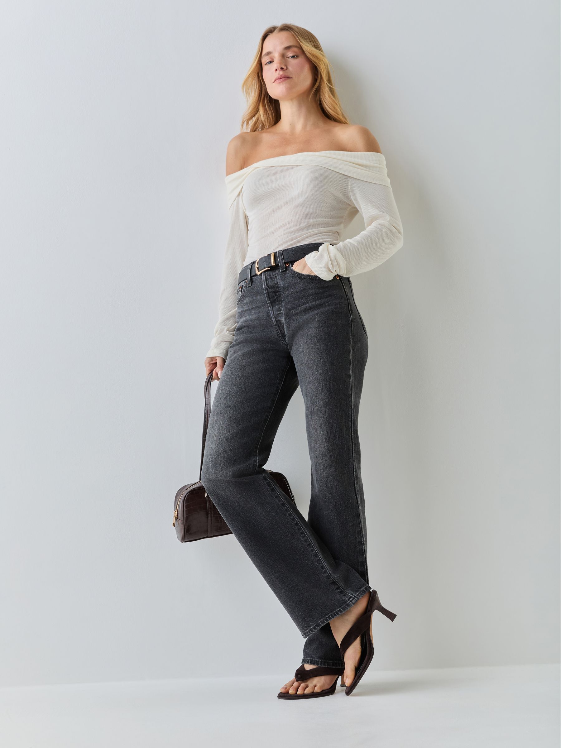 Buy Levi's® Black Wedgie High Waisted Bootcut Jeans from Next Turkey