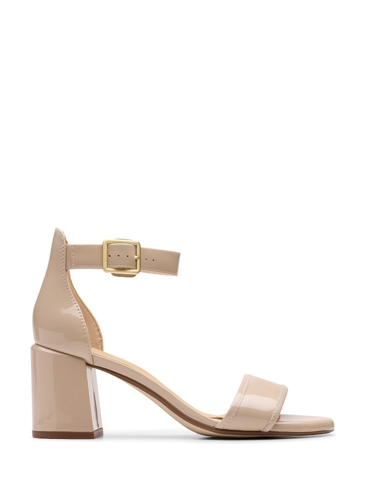Clarks Nude Ezoria Mae Strap Sandals - Image 1 of 7 Clarks Nude Ezoria Mae Strap Sandals - Image 1 of 7