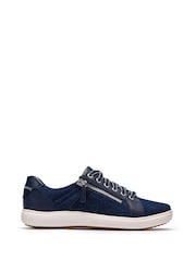 Clarks Blue Nalle Zen Zip Trainers - Image 1 of 6