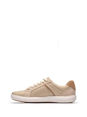 Clarks Nude Nalle Zen Zip Trainers - Image 2 of 6