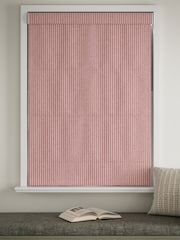 Pink Brushed Stripe Made to Measure Roman Blinds - Image 4 of 6