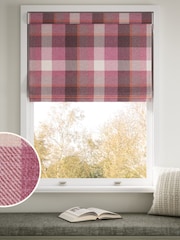 Pink Berry Check Made to Measure Roman Blinds - Image 1 of 6
