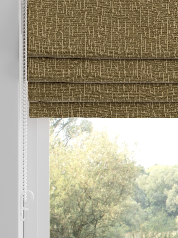 Green Chenille Made to Measure Roman Blinds - Image 2 of 6