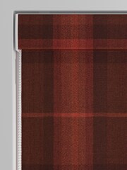Orange Check Made to Measure Roman Blinds - Image 3 of 6