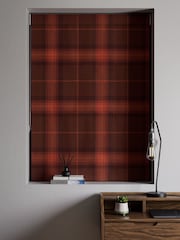 Orange Check Made to Measure Roman Blinds - Image 4 of 6