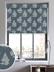 Blue Midori Made to Measure Roman Blind - Image 1 of 6