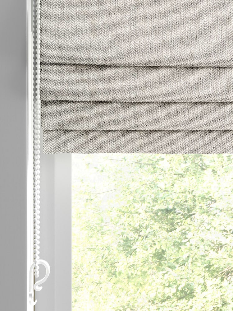 Grey Knit Made to Measure Roman Blind - Image 2 of 6