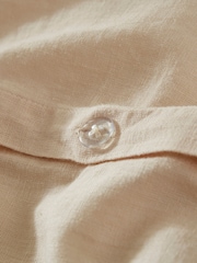 Martex Cream Almond Touch of Linen Duvet Cover Set - Image 4 of 7