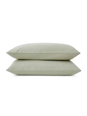 Martex Pistachio Green Touch Of Linen Pillowcases Pair - Image 8 of 8