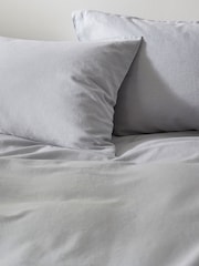 Martex Ice Blue Touch Of Linen Pillowcases Pair - Image 5 of 8
