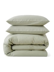 Martex Pistachio Green Touch of Linen Duvet Cover Set - Image 6 of 6