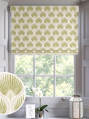 Green Poale Made to Measure Roman Blind - Image 1 of 6