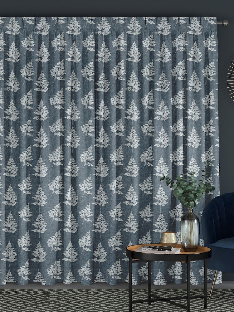 Blue Midori Made to Measure Curtains - Image 2 of 9