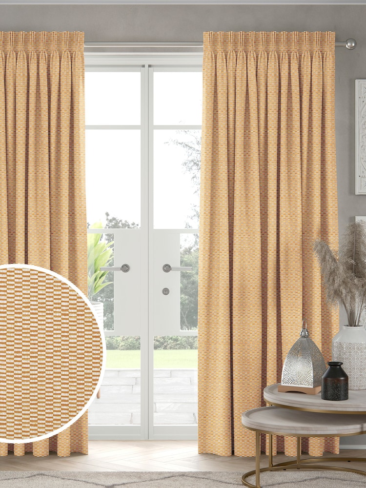 Orange Abaci Made to Measure Curtains - Image 1 of 9