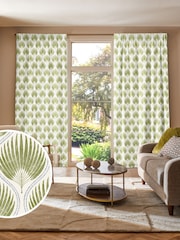 Green Poale Made to Measure Curtains - Image 1 of 9