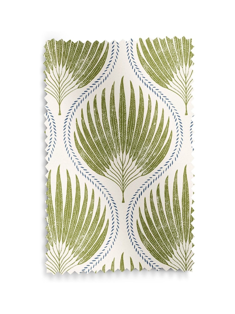 Green Poale Made to Measure Curtains - Image 9 of 9