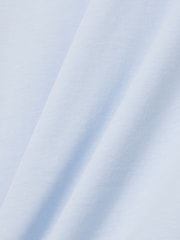 Lacoste Sky Blue Crocodile Print T-Shirt - Image 6 of 7