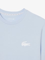 Lacoste Sky Blue Crocodile Print T-Shirt - Image 7 of 7