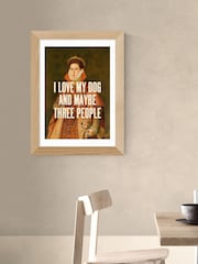 East End Prints Oak I Love My Dog by Oh Fine Wall Art - Image 1 of 3