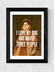 East End Prints Black I Love My Dog by Oh Fine Wall Art - Image 2 of 3