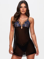 Ann Summers Black Untamed Seduction Chemise - Image 1 of 4
