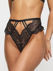Ann Summers Black Zalia Crotchless Set - Image 3 of 4