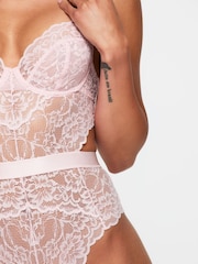 Ann Summers Pale Pink Hold Me Tight Lace Body - Image 4 of 6