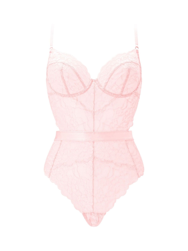 Ann Summers Pale Pink Hold Me Tight Lace Body - Image 6 of 6