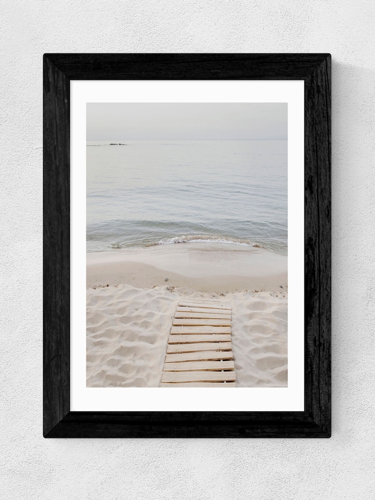 East End Prints Black To The Sea by Sisi and Seb Wall Art - Image 2 of 2