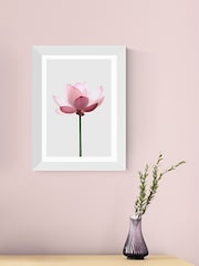 East End Prints White Lotus by Sisi and Seb Wall Art - Image 1 of 3