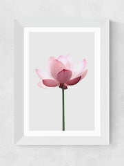 East End Prints White Lotus by Sisi and Seb Wall Art - Image 2 of 3