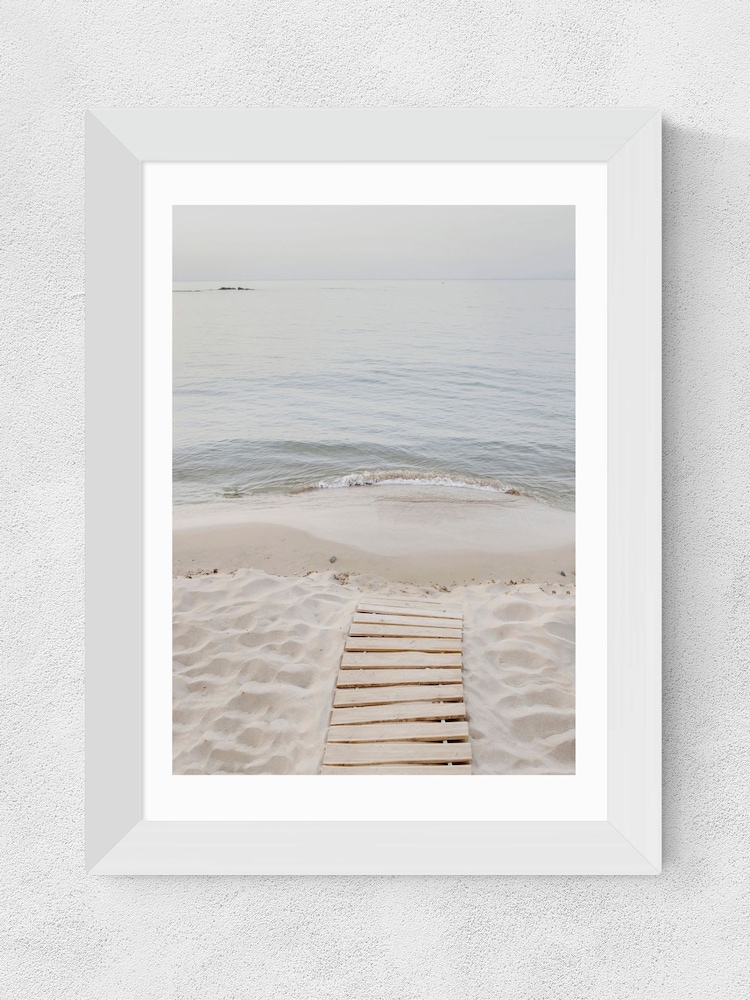 East End Prints White To The Sea by Sisi and Seb Wall Art - Image 2 of 2
