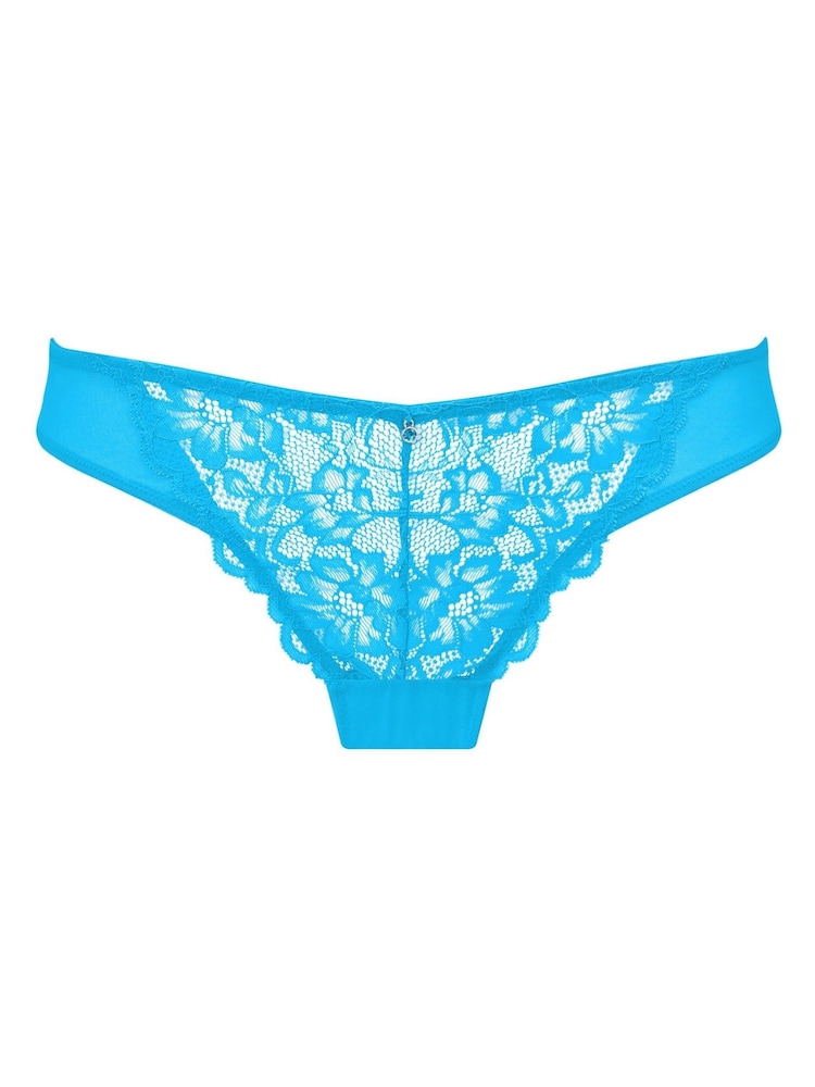 Ann Summers Blue Brazillian Sexy Lace Knickers - Image 6 of 6