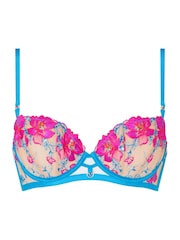 Ann Summers Blue Glistening Non Pad Balcony Bra - Image 6 of 6