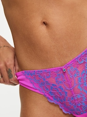 Ann Summers Pink Brazillian Sexy Lace Knickers - Image 4 of 5