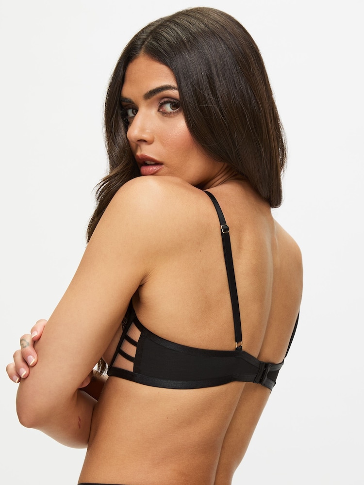 Ann Summers Black Non Pad Balcony Incensing Bra - Image 2 of 5