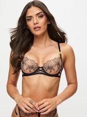Ann Summers Black Non Pad Balcony Incensing Bra - Image 3 of 5
