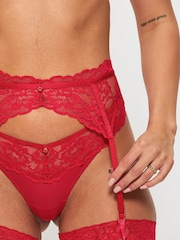 Ann Summers Red Sexy Lace Suspender Belt - Image 4 of 5