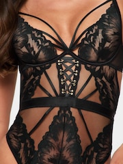 Ann Summers Black Radiant Desired Crotchless Body - Image 4 of 5